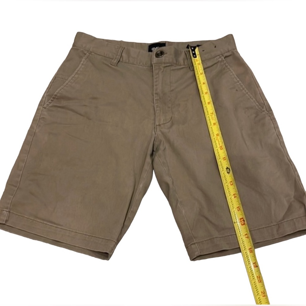 Rvca Board Shorts Khaki Flat Front Regular Fit Zipper Fly Size 29